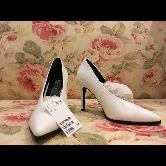 H&m white pumps Clearance